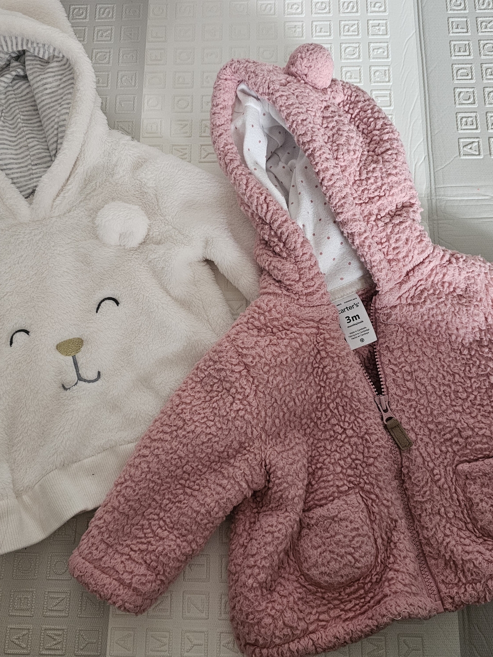 Gymboree Cream Sherpa Hooded Baby Jacket